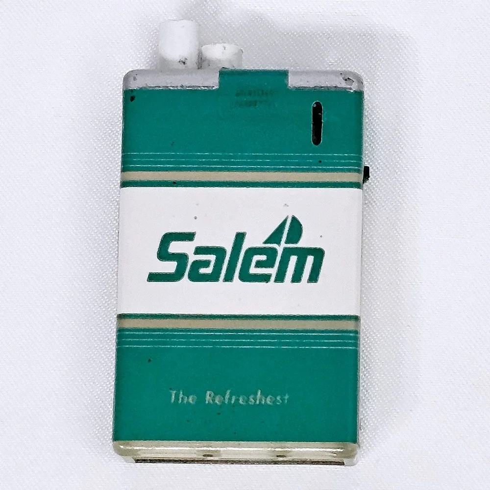 Vintage Salem Cigarette Lighter RJ Reynolds Tobacco Advertising‎ The Refreshest